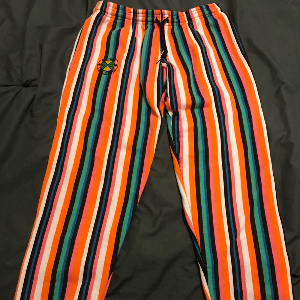 Cross Colours Striped Joggers